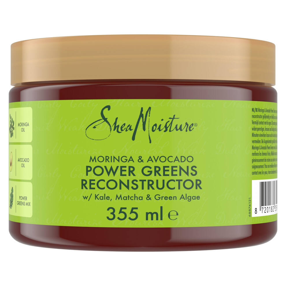 Shea Moisture Sheamoisture Moringa & Avocado Power Greens Hair Mask 355 Ml