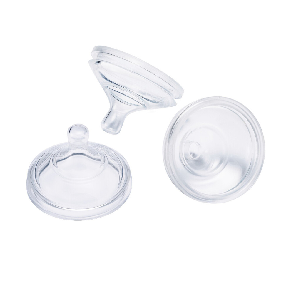 Nursh Newborn Silicone Baby Bottle Nipples - Bottle Nipples For Nursh Newborn Bottles - Baby Bottle-Feeding Supplies - Slow Flow Baby Bottle Boon