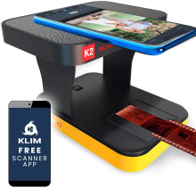 K2 Mobile Film Scanner 35mm + NEW 2023 + Positive & Negative Scanner + Slide Scanner + Photo Scanner + 35mm color Film Developing Kit Essential + Your
