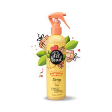 PET HEAD Dog Deodoriser Spray 300ml, Birthday Sparkle, Cotton Candy Fragrance, Ideal for Dogs with Sensitive Skin, Dog Birthday Present, Vegan,