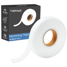 TRAND Wonder Web 20 Metres I Extra Strong 60GSM I Hemming Tape Iron-On HemTape For Trousers | Ironing Adhesive Curtains Hardine No Sew Hemming Web
