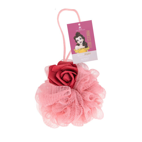 Disney Princess Beauty & The Beast Belle Body Puff Loofah Sponge | Novelty Beauty, Cosmetic, and Skincare Gifts for Women, Adults, and Kids on OnBuy