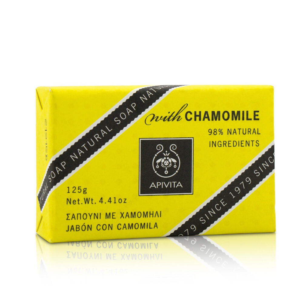 Chamomile soap with soothing properties