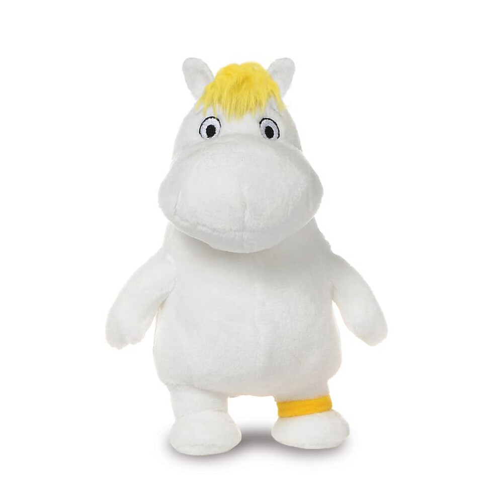 Aurora, 13205, Moomin Official Merchandise, Snorkmaiden, 6.5In, Soft Toy, White and Yellow