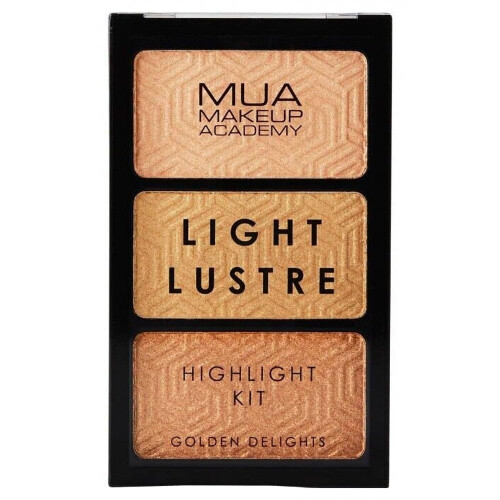 MUA Light Lustre Highlight Kit - 9g Golden Delights