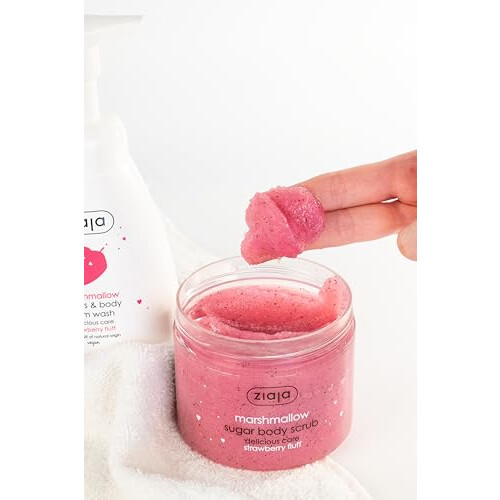 Ziaja Marshmallow Strawberry Fluff - Esfoliante Corporal com Acar 1