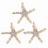 3Pcs Pearl Starfish Rhinestones Hair Clips Mermaid Hair Accessory for Girls Bridal Pearl Hair Clips Hair Pin for Woman and Girl 1
