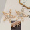 3Pcs Pearl Starfish Rhinestones Hair Clips Mermaid Hair Accessory for Girls Bridal Pearl Hair Clips Hair Pin for Woman and Girl 6