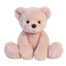 Aurora, 01796, Avery Teddy Bear, Eco-friendly soft toy, Dusty Pink - Plush Soft Toy