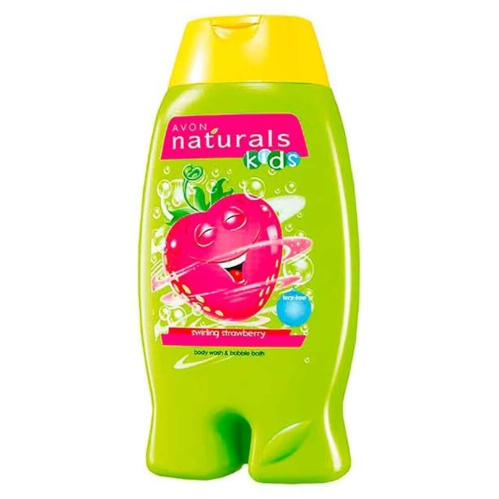 Naturals Kids Swirling Strawberry 250ml Body Wash & Bubble Bath