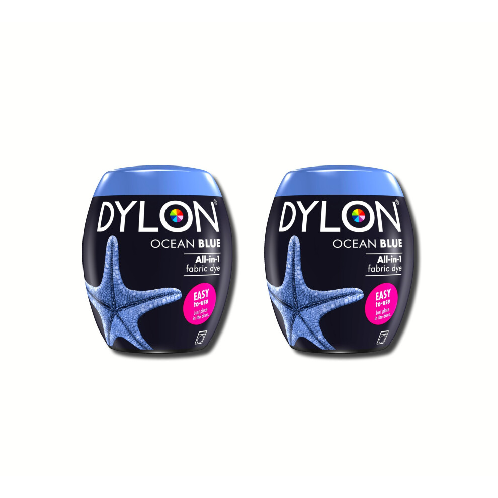 New Dylon 350g Ocean Blue Machine Dye Pod 2 Pack