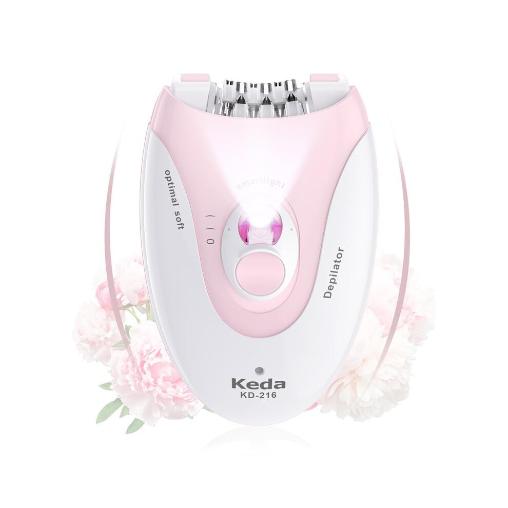 Bubbacare Light Face Epilator For Women, Facial Epilator Electric For Face Hair Remover, Cordless Epilators With Led For Women Face Body Armpit Bikini Leg Hair
