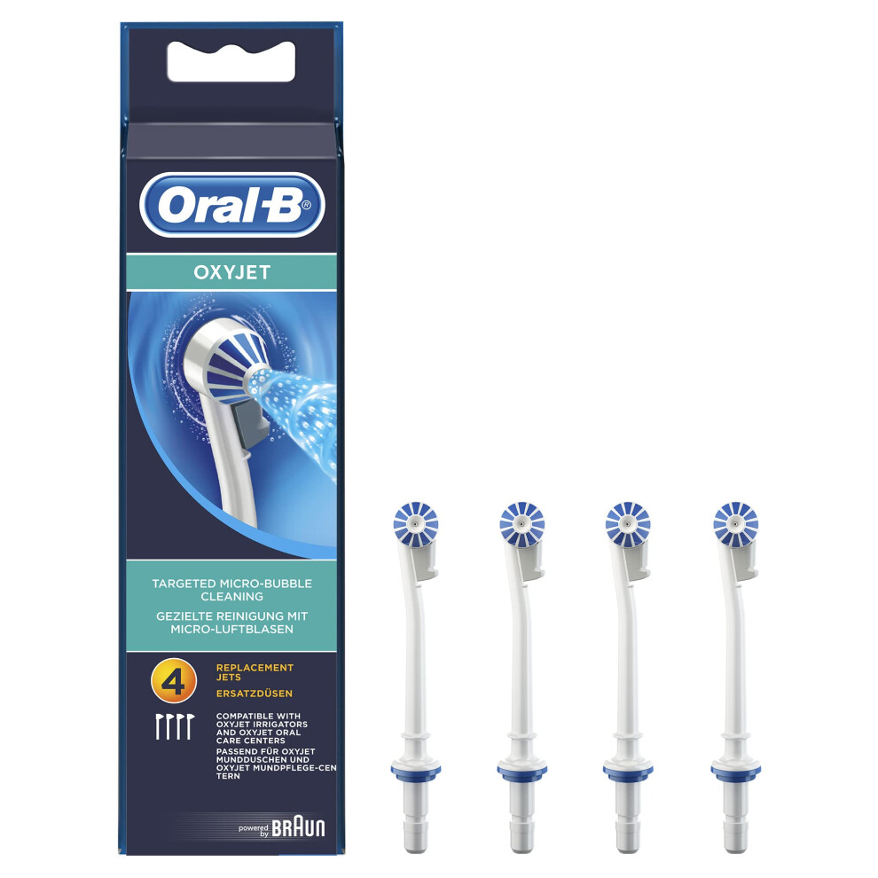 Professional OxyJet Electric Toothbrush Heads - Pack of 4