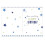 Open Birthday Card - Script Blue & Silver - 7.5" x 5.25" 004 2