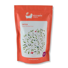 Detox Epsom Salt Bath Soak - Pouch 1kg, Magnesium Bath Salt Infused with Grapefruit Essential Oil, Epsom Bath Salts for Detox and Skin Care