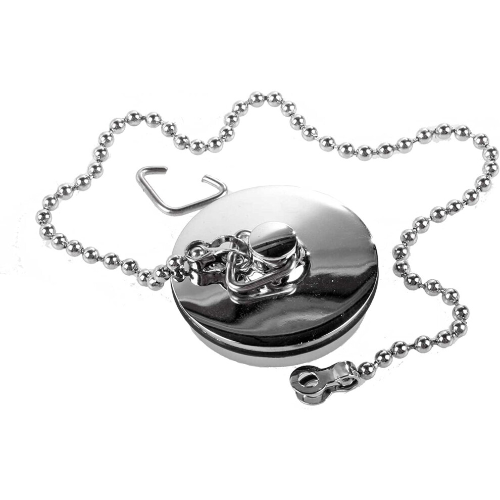 Chrome Sink Plug With Chain For Hand Washing Basin 1 1/2 Inch 9019791894904