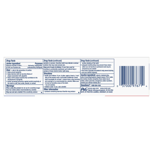 Crest Pro-Health Advanced Sensitive & Enamel Shield Toothpaste, 5.1 oz 1