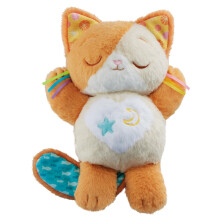 Baby Calming Purrs Kitten, Soft, Soothing Kitten with 3 Modes of Play, Nature Sounds, Purring & Breating Motion, Interactive Toy, Gift for Babies 0, 3