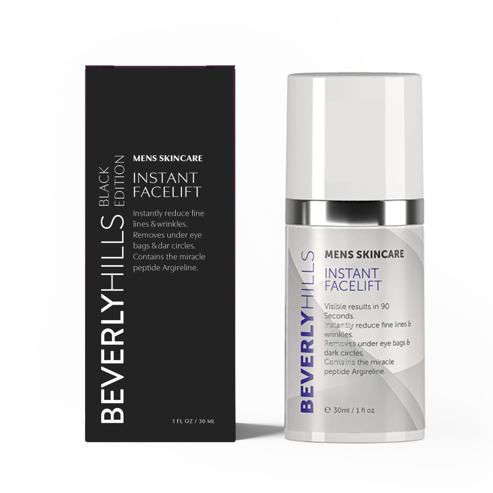 Powerful Instant Facelift and Eye Cream for Men - Eye Bags Remover Men, Dark Circle Eye Cream Men, Eye Cream for Dark Circles and Puffy Eyes,