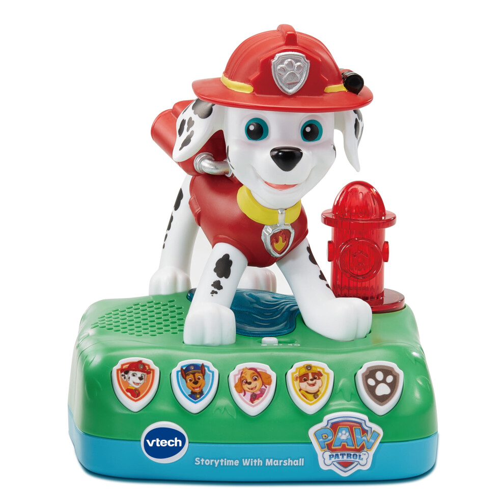 PAW Patrol - Storytime With Marshall, Official PAW Patrol Toy with 4 Stories, Music and Sounds, Night Light and Timer, Gift for Kids 3, 4, 5Plus Years