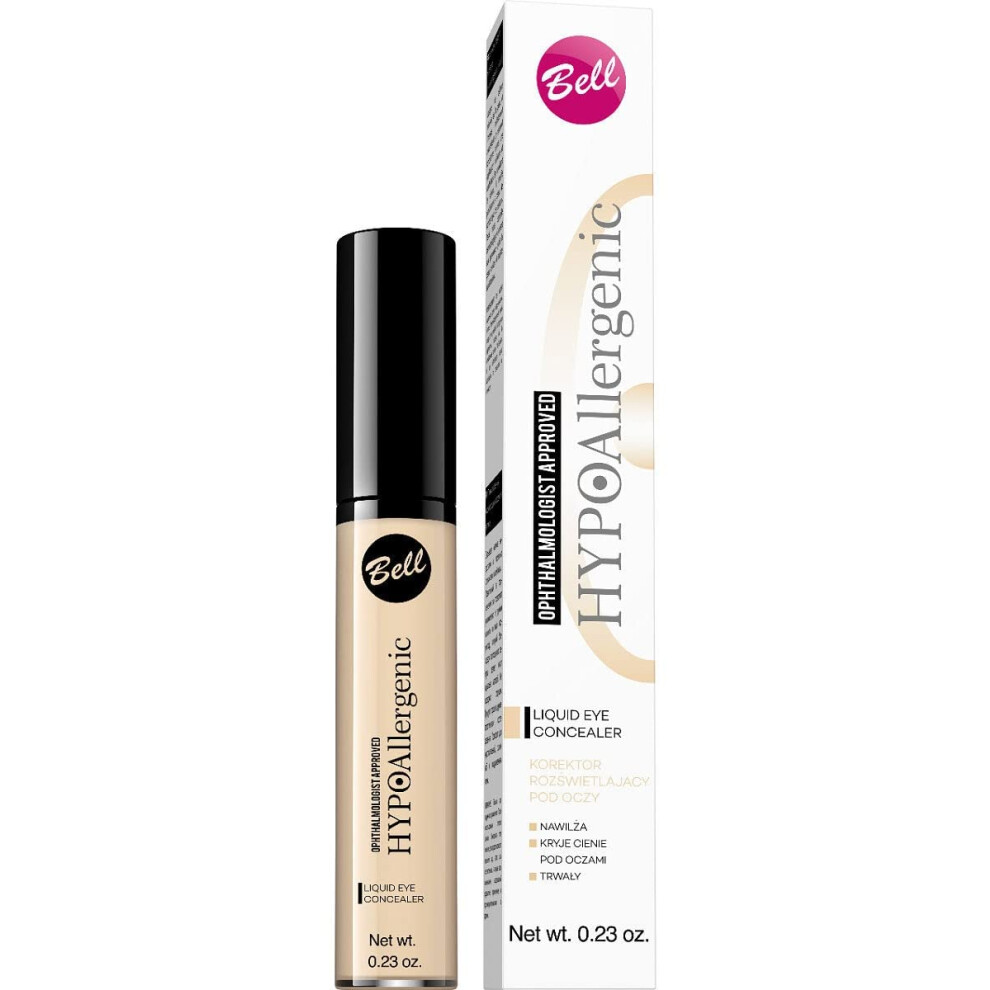 Bell Hypoallergenic Liquid Eye Concealer 1, 6.5 G