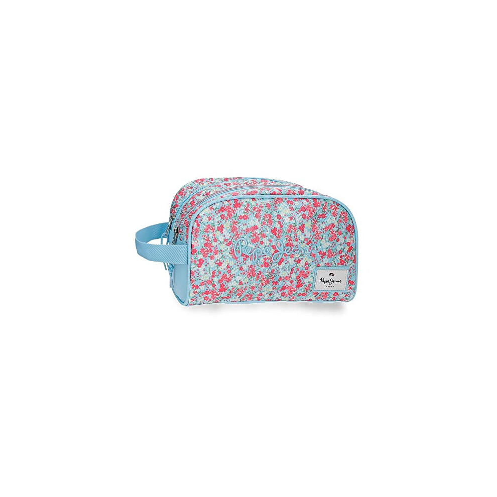 Aide Toiletry Bag Two Compartments Adaptable Multicolor 26x16x12 cms Polyester