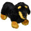 Aurora World 8-inch Flopsie Dachshund, Black and Brown 1