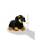 Aurora World 8-inch Flopsie Dachshund, Black and Brown 4