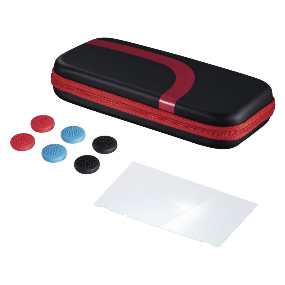 Kit (pouch, glass d. protect.,protect.d. joysticks) switch, black/red
