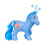 My Little Pony Classics - Celestial Ponies - Nova - Retro 4" Samlarfigur, Perfekt för Barn 3+ 2