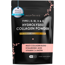 Multi Collagen Powder for Women - 10,000mg Type I, II, III, V & X Hydrolysed Collagen Peptides Powder with Hyaluronic Acid, Vitamin C & Biotin for