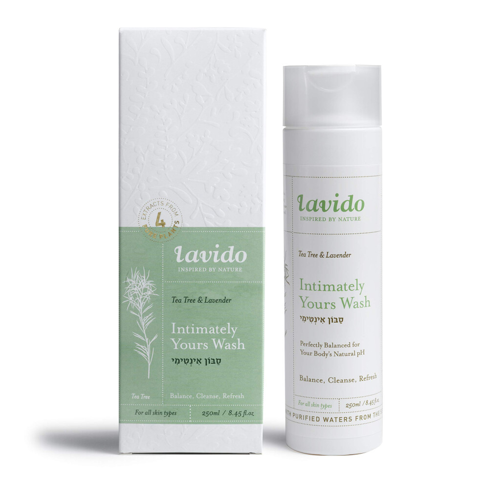 Vavido Intimately Yours Wash, Tea Tree and Lavender, 250 ml