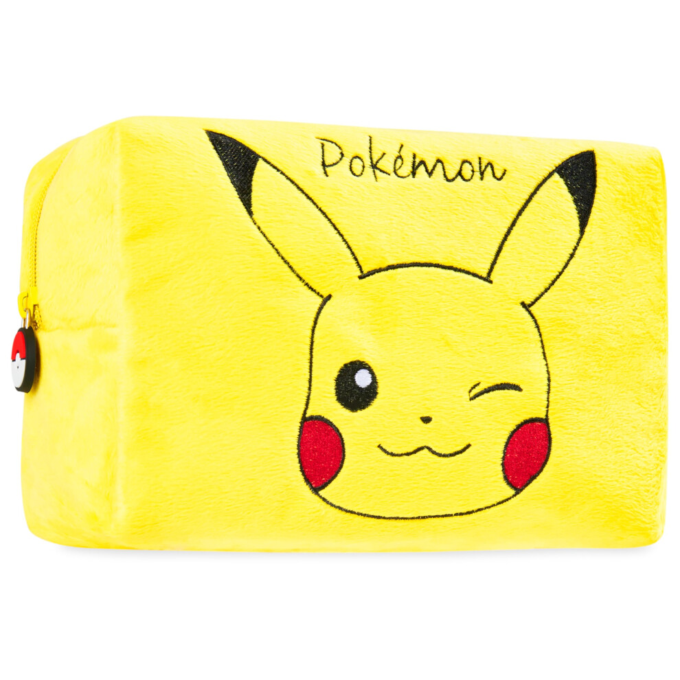Pokemon Makeup Bag for Women Men and Kids Pikachu Cosmetic Bag Travel Wash Bag Holiday Accessories - Gifts for Women