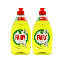 Fairy Washing Up Liquid Lemon, 320ml - Powerful Grease-Cutting Dish Soap with a Zesty Lemon Scent for Sparkling Clean Dishes (2)