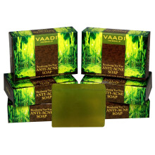 Vaadi Herbals becalming Tea Tree Soap Anti Acne Therapy 75G x 6