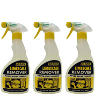 3 x Limescale Remover, Power Spray Cleaner, 500ml