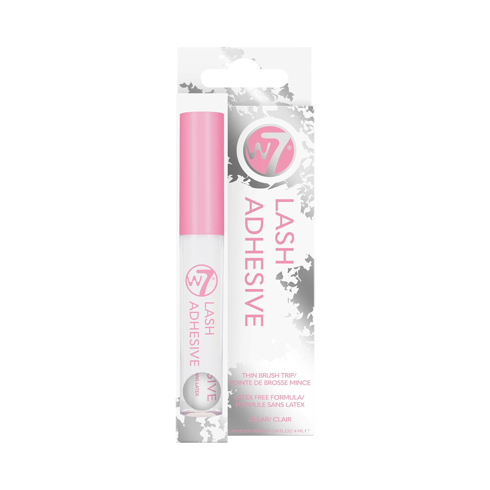 Clear Lash Adhesive - Extra Fine Brush Tip Applicator - Strong Fast Drying False Eyelash Glue