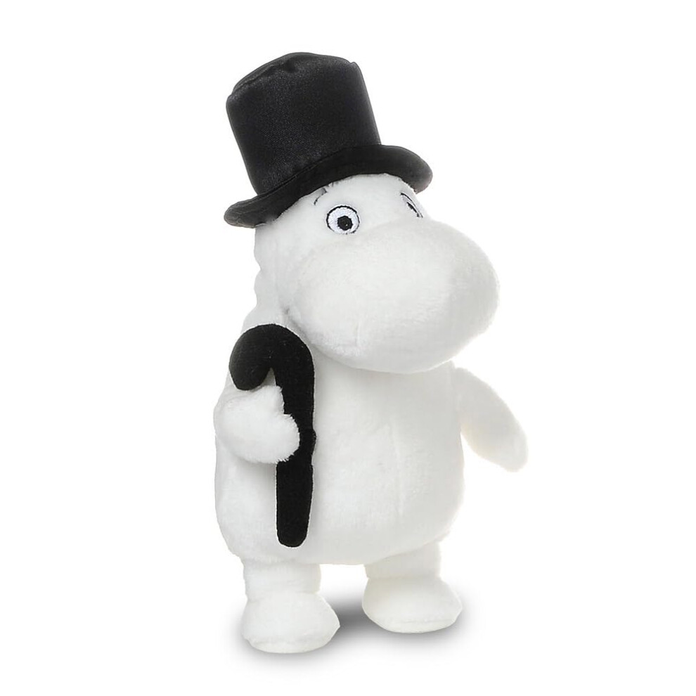 Aurora, 13204, Moomin Official Merchandise, Moominpappa, 6.5In, Soft Toy, Black and White