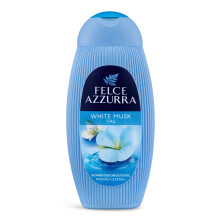 Felce Azzurra White Musk - Delicate Essence Shower Gel - Fresh And Clean Fragrance With Energetic And Citrus Fruits - Smoothness Of Rose Blends W