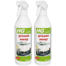 Pack of 2 x HG Grease Away Kitchen Degreaser Spray 500ml