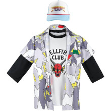 (S) Hellfire Club Shirts And Hats | Shopbop Season 4 Long Sleeve Top Hat Set Cosplay Costume For Men And Women