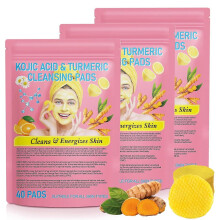 3X Turmeric Cleansing Pads Gentle Skin Care Daily Cleansing Exfoliation