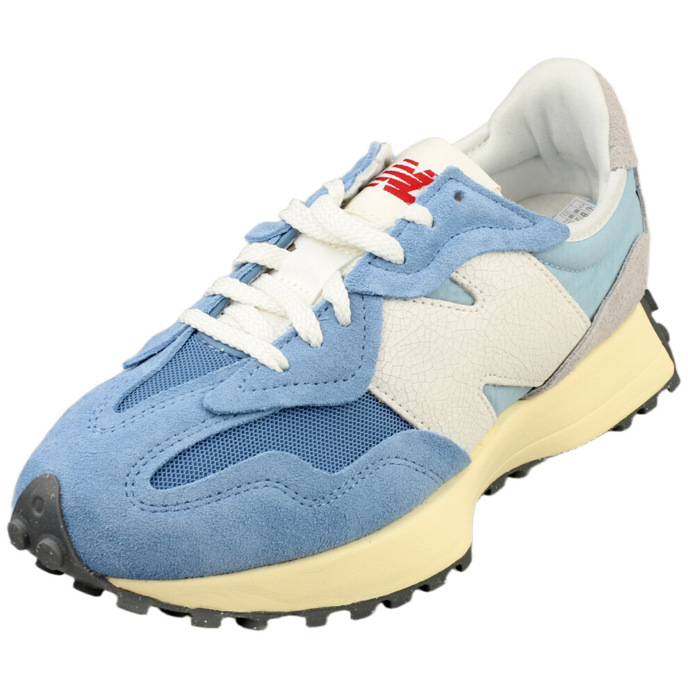 (4) New Balance 327 Unisex Fashion Trainers in Blue White