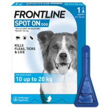 FRONTLINE SPOT ON Flea & Tick Treatment Medium Dog (10-20kg) 1 Pipette Pack