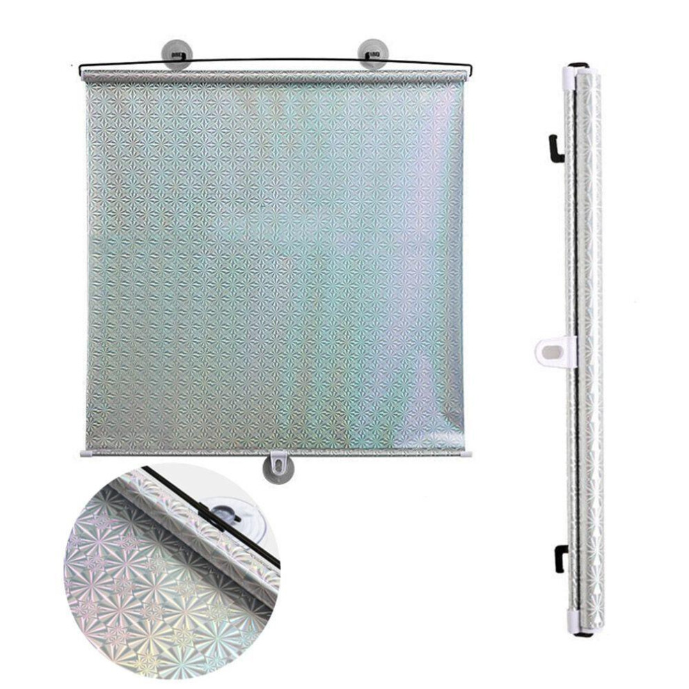 (silver, 50cm x 125cm) Kitchen With Suction Cup Sunshade Block Uv Curtains Blackout Curtain Window Drapes Roller Blinds