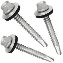 (20mm, 50) Roofing Screws with Washer Hex Self Drilling Screw
