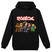(7-8 Years) Kids Roblox Game Printed Pullover Hoodie Boys Girls Hooded Sweatshirt Casual Hoody Tops 5-10 Years