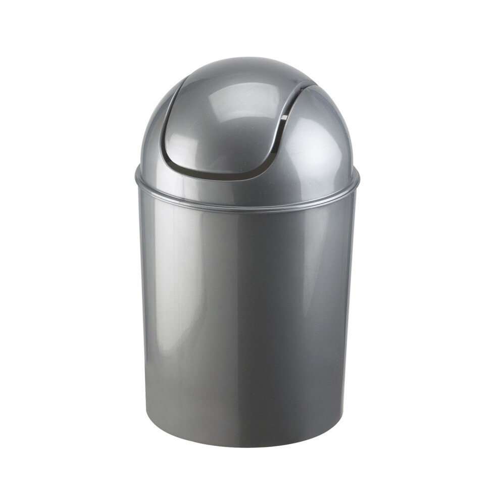 Umbra Mini Polypropylene Waste Can  Silver