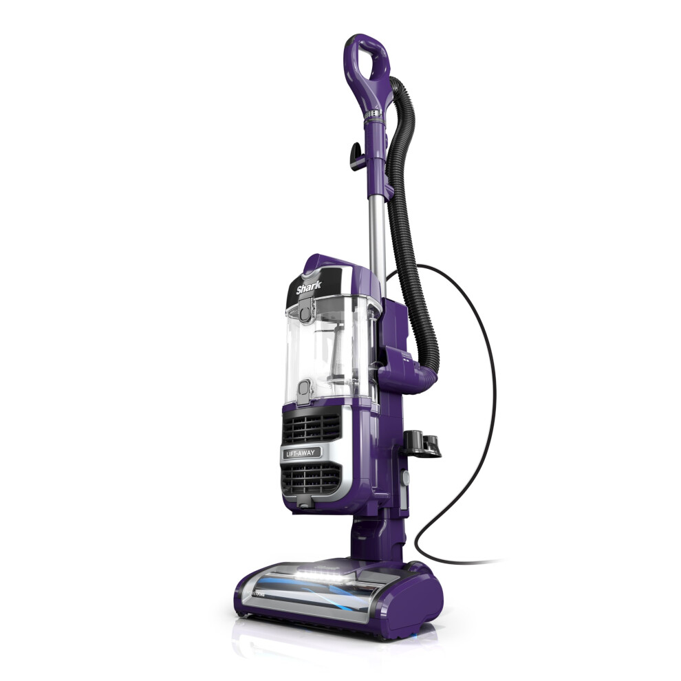 Shark ZD201 Lift-Away Upright Vacuum with Powerfins  Self-Cleaning Brushroll  Anti-Allergen Complete Seal Technology  Eggplant