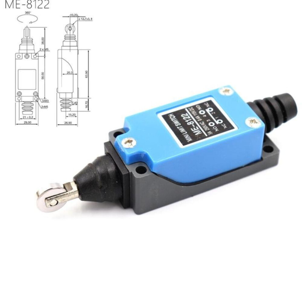 (tan, 1NO 1NC) 1pcs Me-8108 Me-8104 Travel Switch Self-reset Touch Controller Limit Switch Open And Close